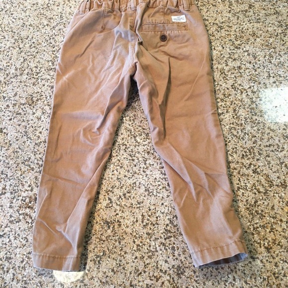 L.O.G.G Size 2Y Medium (Baby) Solid Tan Khaki Jeans Pants Elastic Waist Logg - Picture 3 of 12
